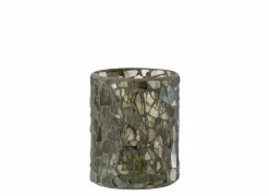 J line Windlicht Mozaïek  H13,5cm- Kaars & Houder