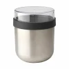 Brabantia Lunchboxen|Yoghurtbeker Make&Take 0,5L - staal - dark grey