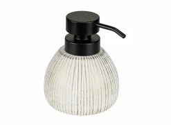 Zeeppompjes|Zeeppompje Pascoli 12x11x13cm - keramiek - wit & goud