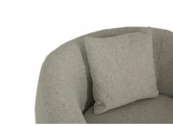 Zetels|Zetel Aegea 1-zit - stof - lichtgrijs