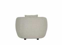 Zetels|Zetel Aegea 1-zit - stof - lichtgrijs