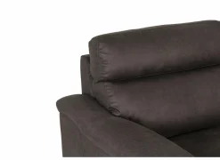 Zetel Angele 2,5+2-zit - stof - bruingrijs met relax- Zetels