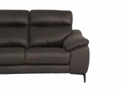 Zetel Angele 2,5+2-zit - stof - bruingrijs met relax- Zetels