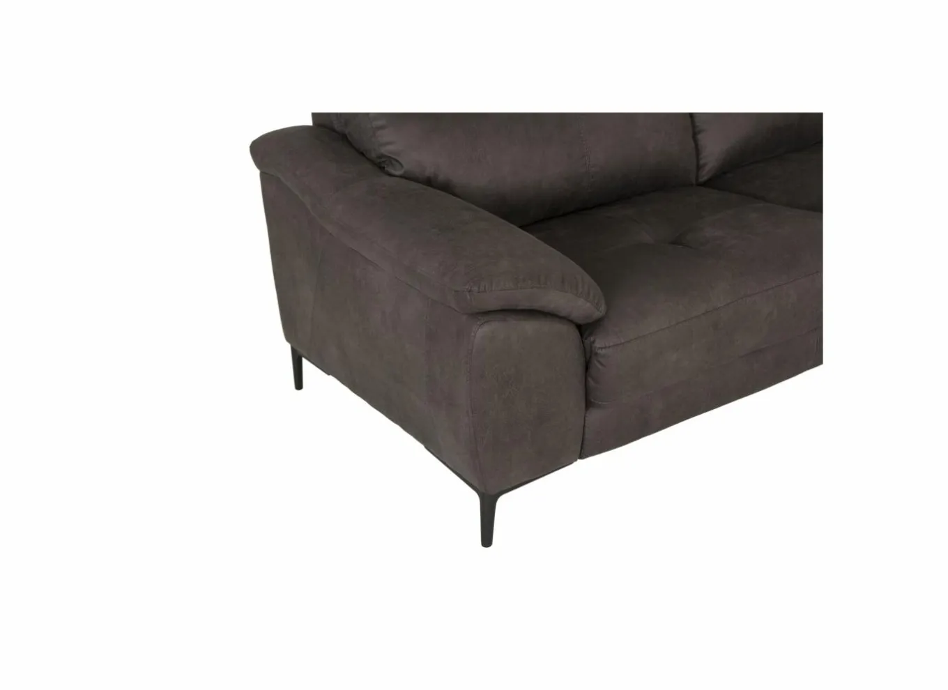 3-Zits Zetels|Zetels|Zetel Angele 2,5-zit - stof - grijsbruin