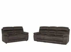 Zetels|Zetel Ave 3+2-zit - stof - grijsbruin met relax