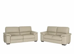 Zetels|Zetel Aventi 2,5+2-zit - leder - grijs met relax