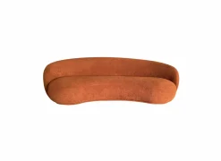 Zetel Bean 3-zit - stof - oranje- 3-Zits Zetels|Zetels