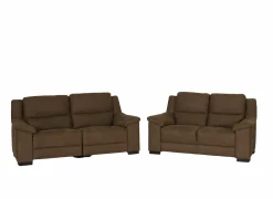 Zetels|Zetel Berry 3+2-zit - stof - cognac