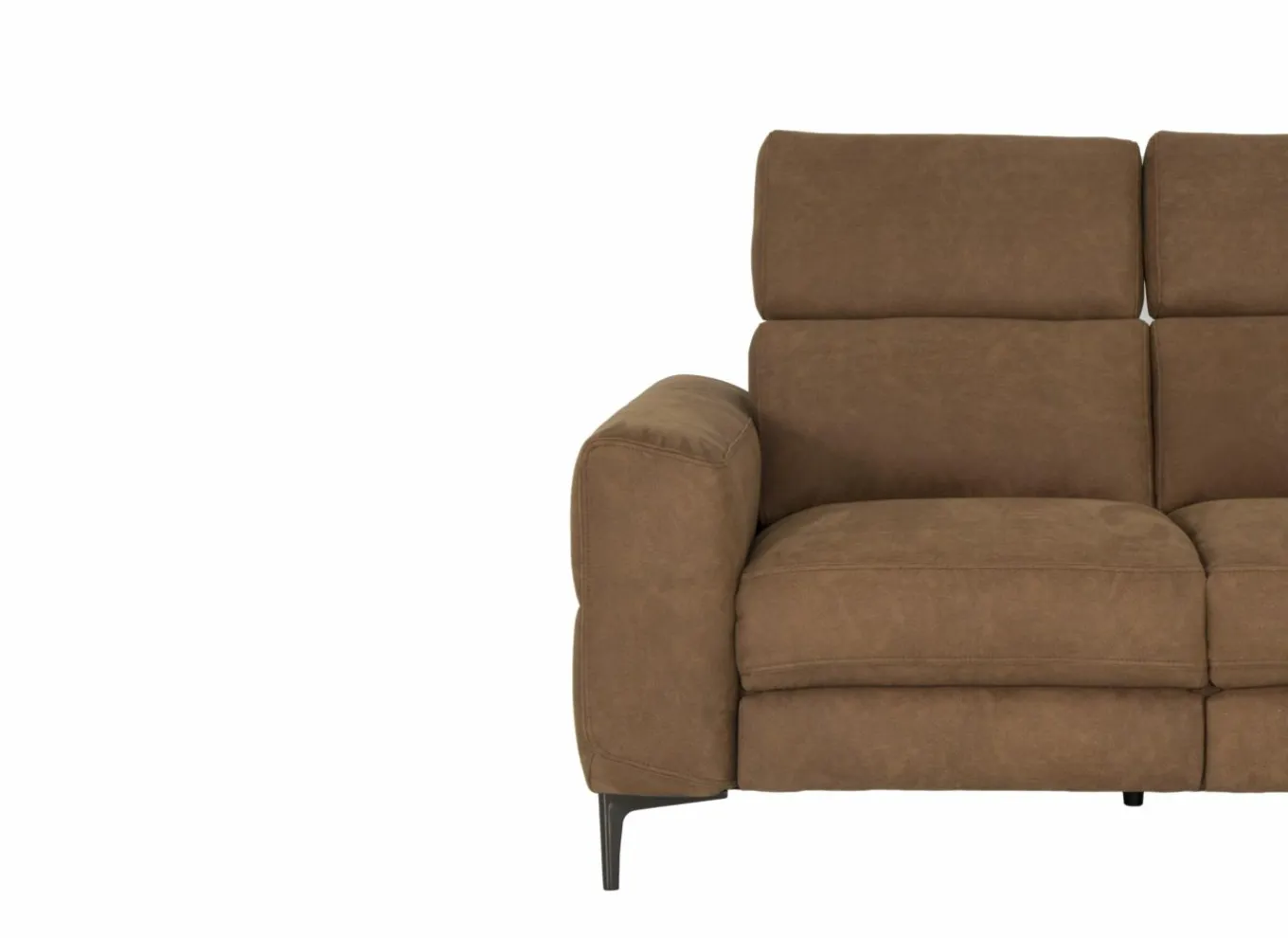 Zetels|Zetel Blake 3-zit - stof - cognac met relax