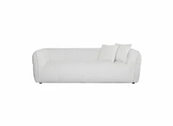 3-Zits Zetels|Zetels|Zetel Bowie 3-zit - stof - grijs & wit