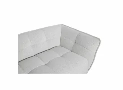 3-Zits Zetels|Zetels|Zetel Bowie 3-zit - stof - grijs & wit