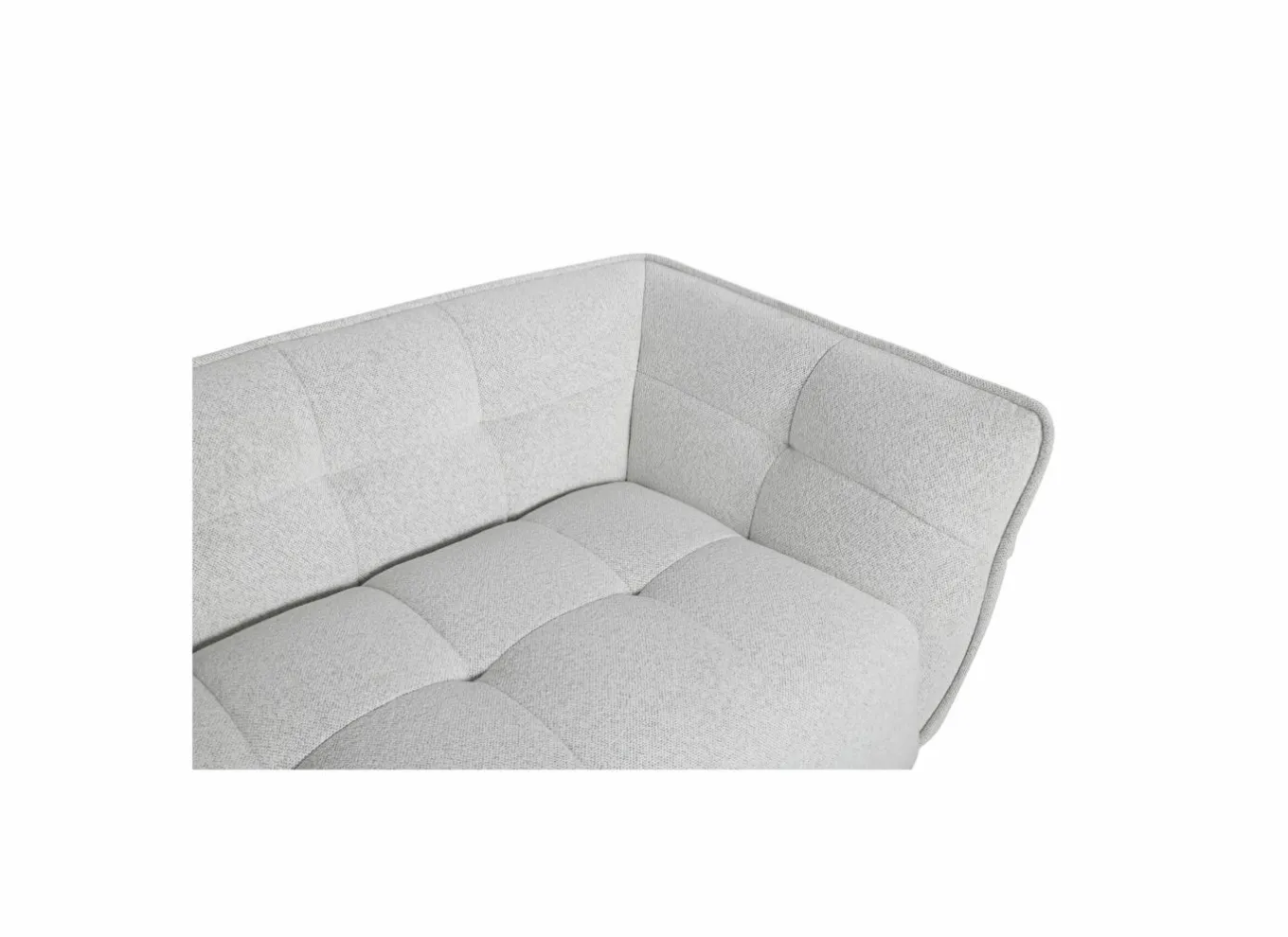 3-Zits Zetels|Zetels|Zetel Bowie 3-zit - stof - grijs & wit