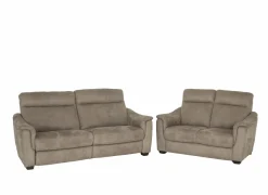 Zetels|Zetel Centanni 2,5+2-zit - stof - grijs met relax