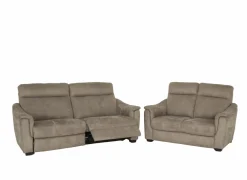 Zetels|Zetel Centanni 2,5+2-zit - stof - grijs met relax