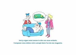 2-Zits Zetels|Zetels|Zetel Centanni 2-zit - stof - grijs