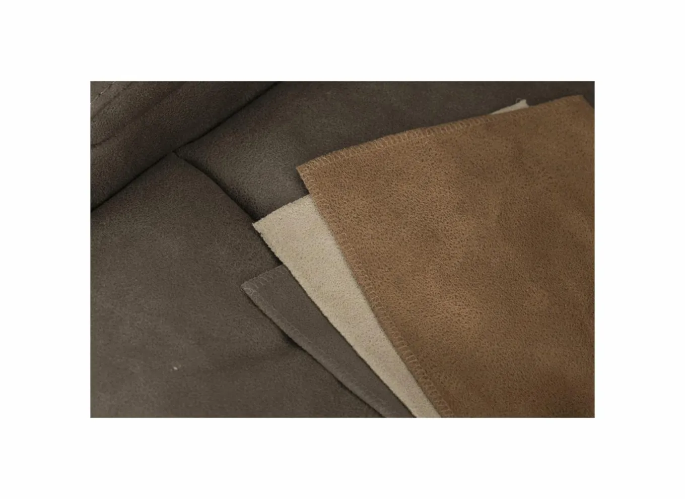 Zetels|Zetel Cluny 2-zit - stof - bruingrijs met relax