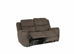 Zetels|Zetel Cluny 2-zit - stof - bruingrijs met relax