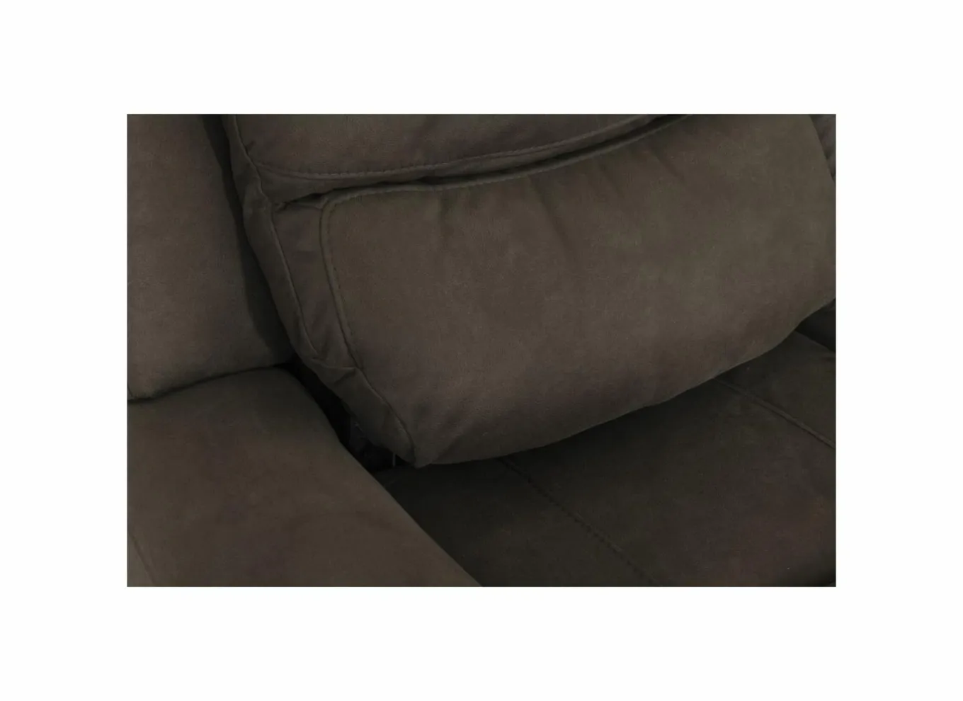 Zetels|Zetel Cluny 2-zit - stof - bruingrijs met relax