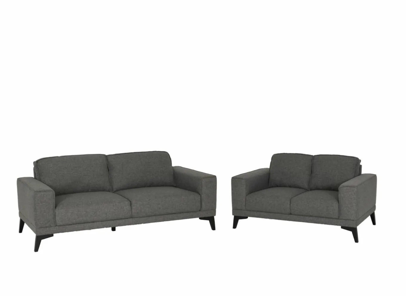 3-Zits Zetels|Zetels|Zetel Colt 3-zit - stof - grijs