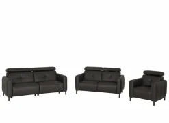 Zetel Dervaux 3+2+1-zit - stof - antraciet- Zetels