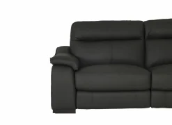 Zetel Final 2,5+2-zit - leder - shalegrey met relax- Zetels