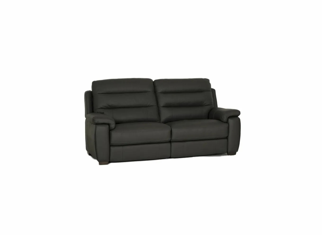 2-Zits Zetels|Zetels|Zetel Folk 2,5-zit - leder - antraciet