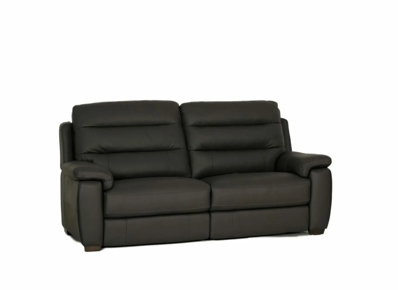 2-Zits Zetels|Zetels|Zetel Folk 2,5-zit - leder - antraciet