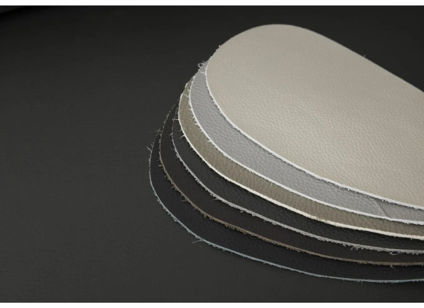 2-Zits Zetels|Zetels|Zetel Folk 2,5-zit - leder - antraciet