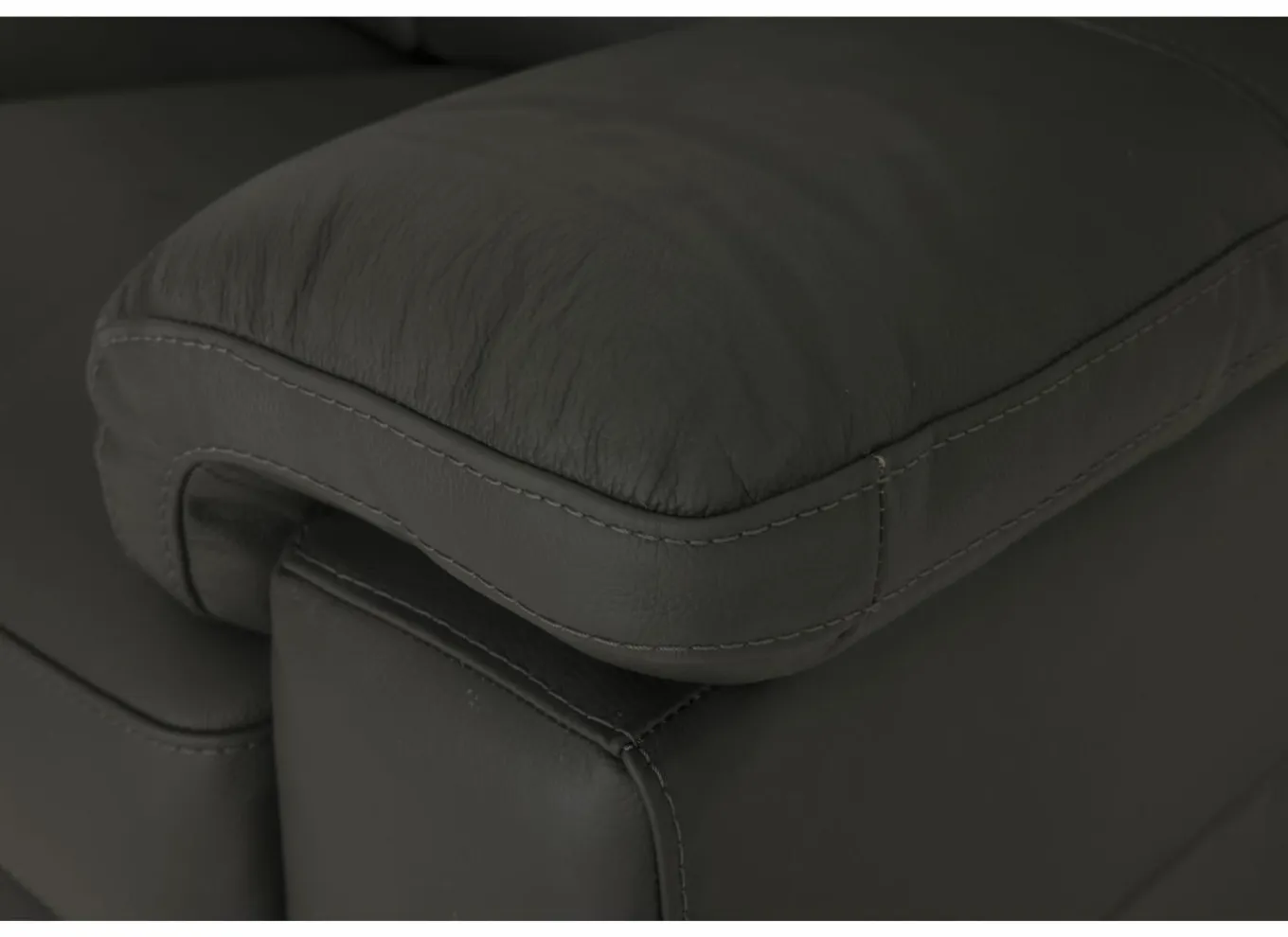 2-Zits Zetels|Zetels|Zetel Folk 2,5-zit - leder - antraciet