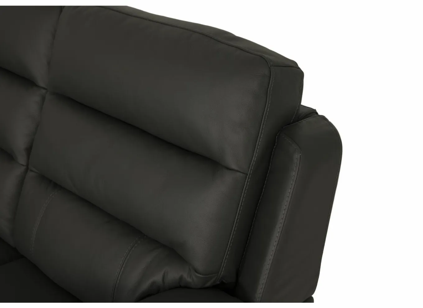 2-Zits Zetels|Zetels|Zetel Folk 2,5-zit - leder - antraciet