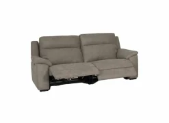 Zetel Grande 3-zit - stof - silver grey met relax- 3-Zits Zetels|Zetels