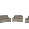 Zetels|Zetel Grande 3+2+1-zit - stof - silver grey met relax