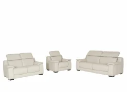 Zetels|Zetel Grass 2,5+2+1-zit - leder - frost