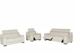 Zetel Grass 2,5+2+1-zit - leder - frost met relax- Zetels