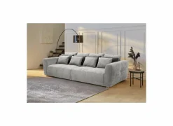 Zetel Gulliver 4-zit - stof - grijs- Zetels