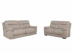 Zetel Judd 2,5+2-zit - stof - silver grey- Zetels