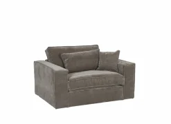 Zetel Marlon 1-zit - stof - bruin- Zetels