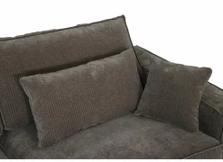 Zetel Marlon 1-zit - stof - bruin- Zetels