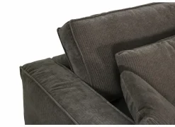 Zetel Marlon 1-zit - stof - bruin- Zetels