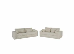 Zetel Monize 3+2-zit - stof - ecru- Zetels