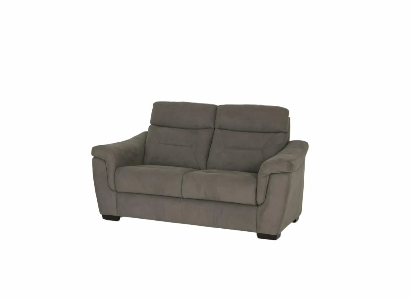 2-Zits Zetels|Zetels|Zetel Notch 2-zit - stof - donkergrijs