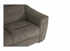 Zetel Notch 2,5+2-zit - stof - donkergrijs- Zetels