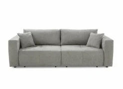 Zetel Relax Bigsofa 4-zit - stof - chenil lichtgrijs- Zetels