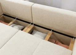 Zetels|Zetel Relax Bigsofa 4-zit - stof - chenile beige