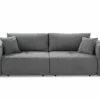 Zetels|Zetel Relax Bigsofa 4-zit - stof - chenil middengrijs