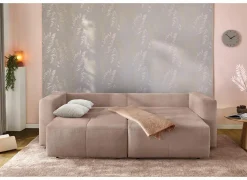 Zetels|Zetel Relax Bigsofa 4-zit - stof - rosa