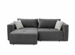 Zetels|Zetel Relax Bigsofa 4-zit - stof - donkergrijs