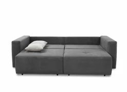 Zetels|Zetel Relax Bigsofa 4-zit - stof - donkergrijs
