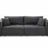 Zetel Relax Bigsofa 4-zit - stof - chenil antraciet- Zetels