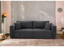 Zetel Relax Bigsofa 4-zit - stof - chenil antraciet- Zetels